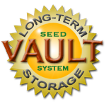 Heirloom Organics VAULT method for Long Term Storage