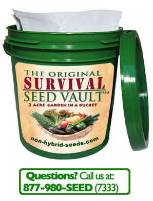HEIRLOOM SEEDS EMERGENCY SURVIVAL SEED BANK NON-GMO NON-HYBRID BEST ON 
